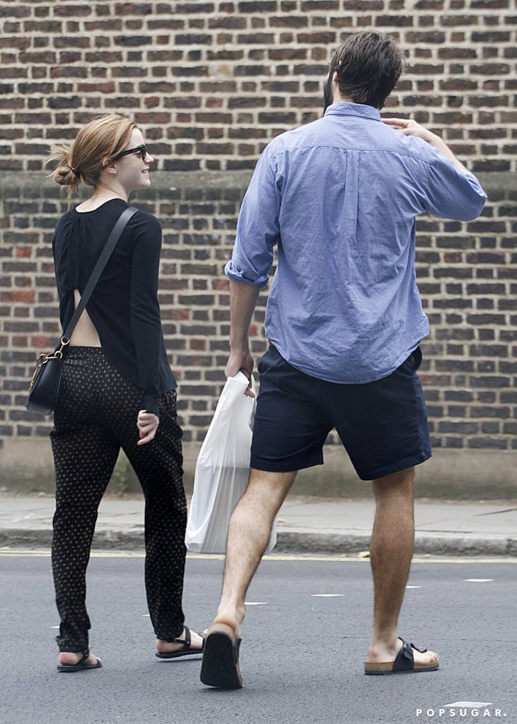 Emma Watson and Matthew Janney Kiss in London