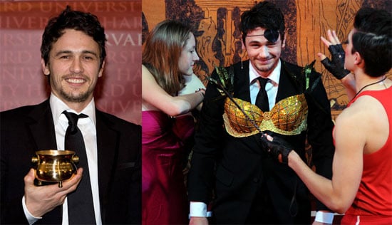 Photos of James Franco Receiving Harvard's Man of the Year Hasty Pudding Pot Photos of James Franco Receiving Harvard's Man of the Year Hasty Pudding Pot