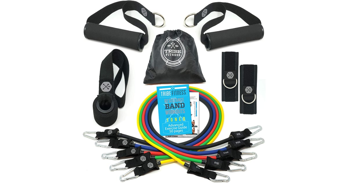 Tribe Premium Resistance Bands Set The Best Amazon Fitness Black