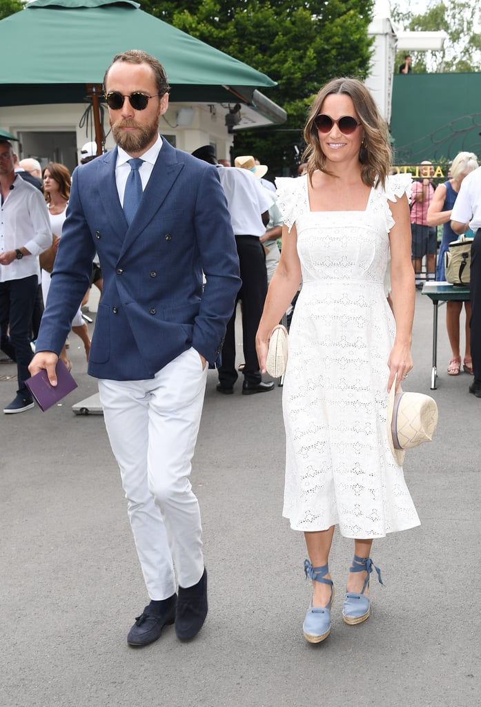 Pippa Middleton Anna Mason Dress at Wimbledon