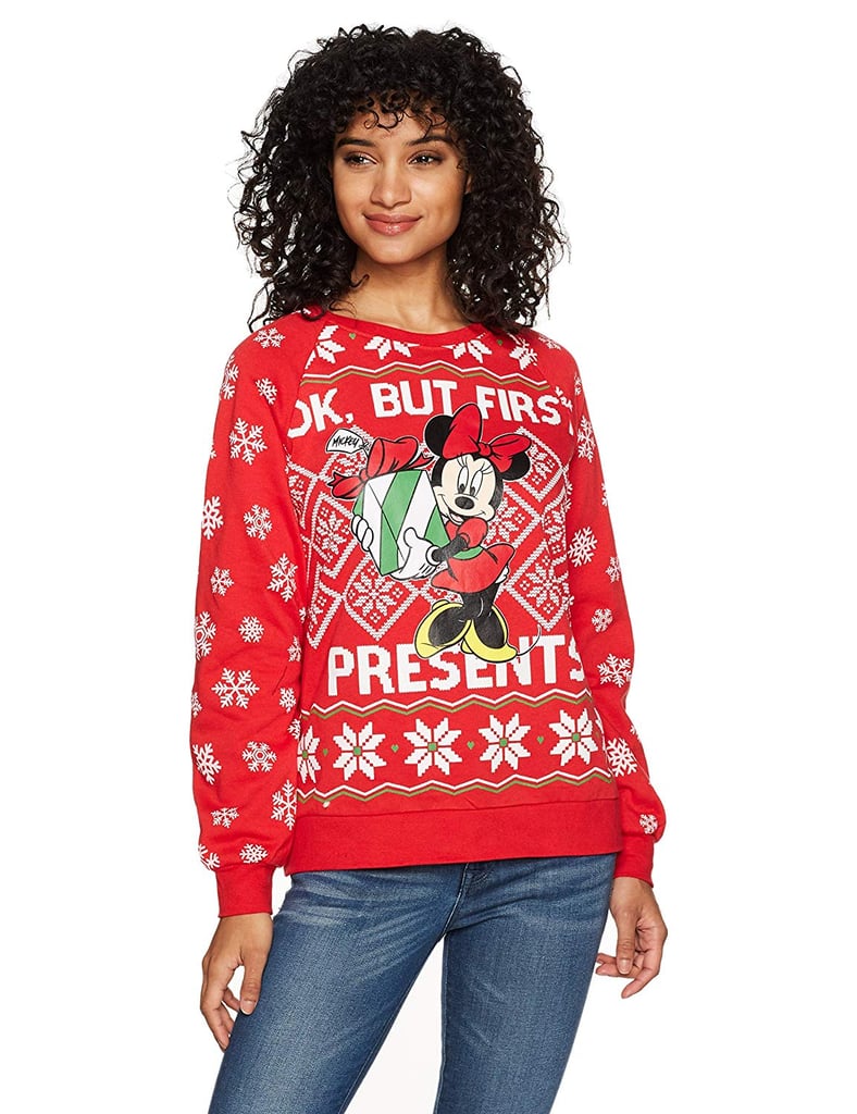 Disney Minnie Presents Christmas Sweater