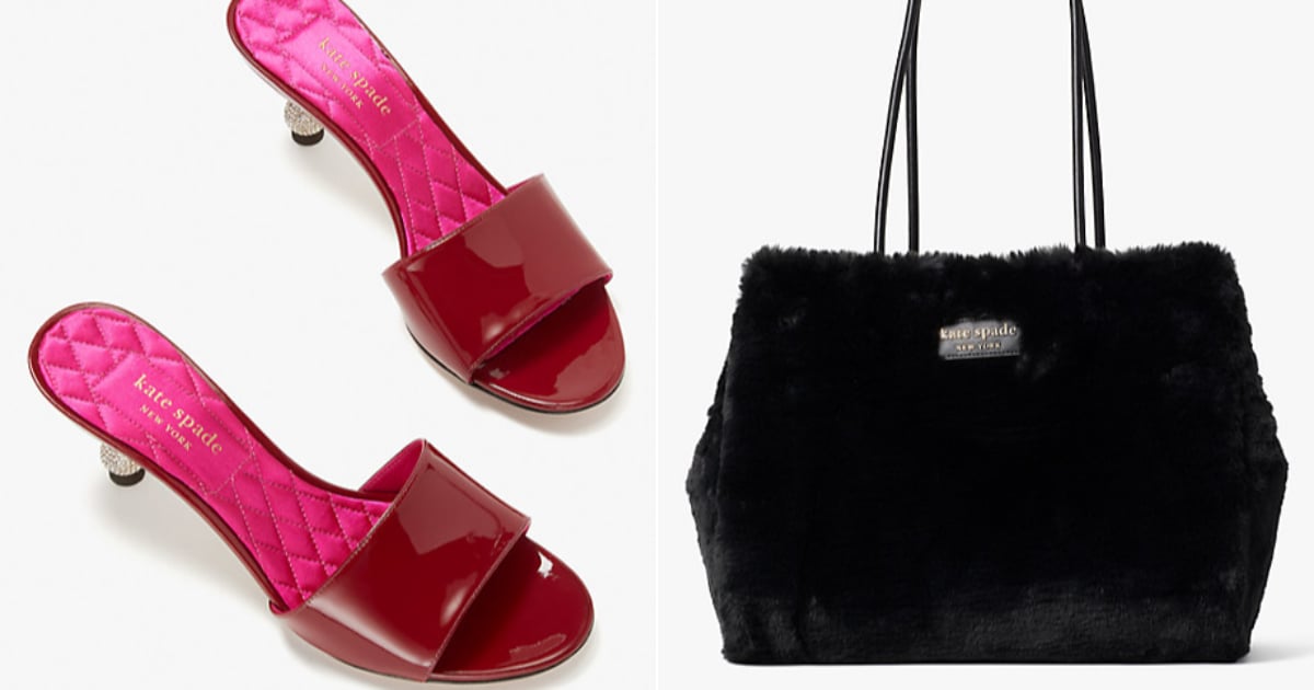 Everything Faux-Fur Large Tote, Sequins, Sparkles, and Velvet! Kate Spade  NY Just Released a Dazzling Holiday Collection