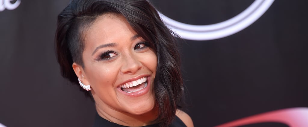 Gina Rodriguez's Blond Hair July 2016