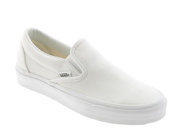 Vans Classic White Slip-On Sneaker ($45) | Unique Bridal Shoes ...