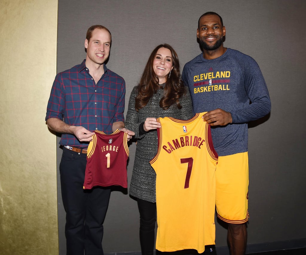LeBron James Meeting Kate Middleton and Prince William