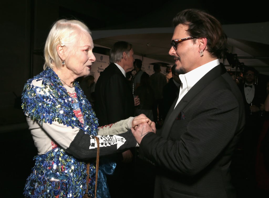 Pictured: Vivienne Westwood and Johnny Depp