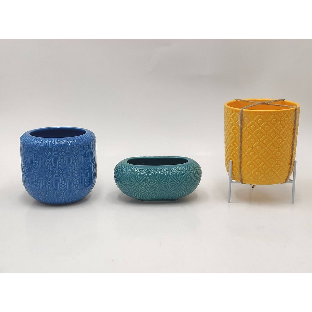 Bullseye’s Playground 3ct Dolomite Tabletop Planter Set