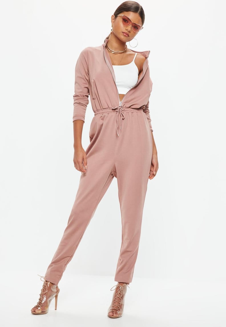 Missguided Tall Pink Utility Jumpsuit