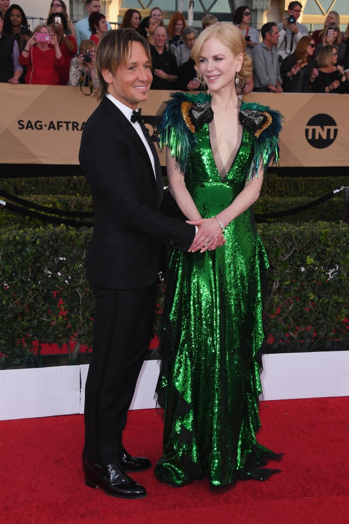 Nicole Kidman and Keith Urban at the 2017 SAG Awards