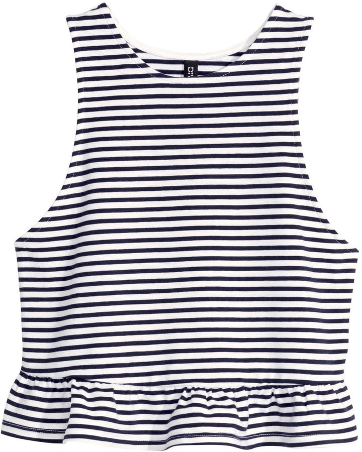H&M Tank Top With Ruffle ($5)
