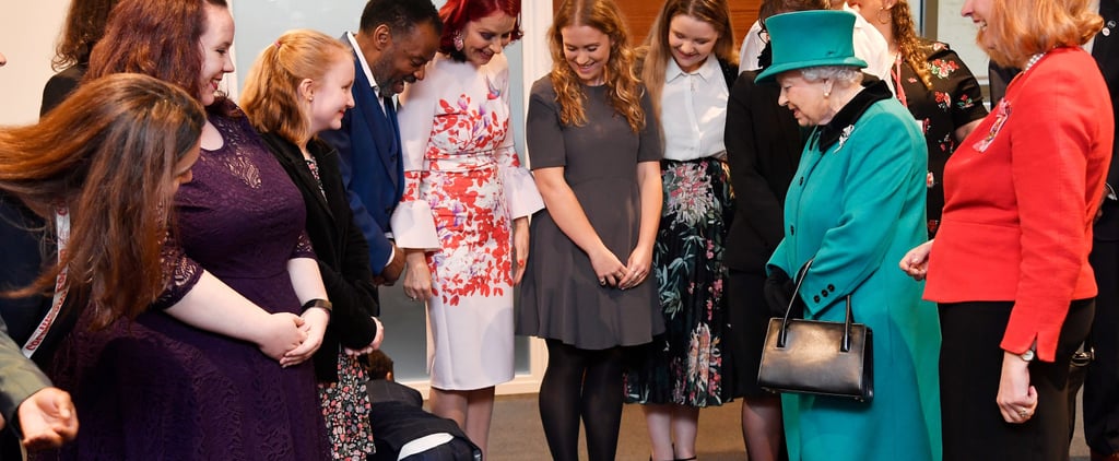 Little Boy Crawling Away From Queen Elizabeth II Video
