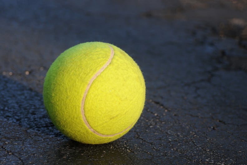 Roll a tennis ball on your back.