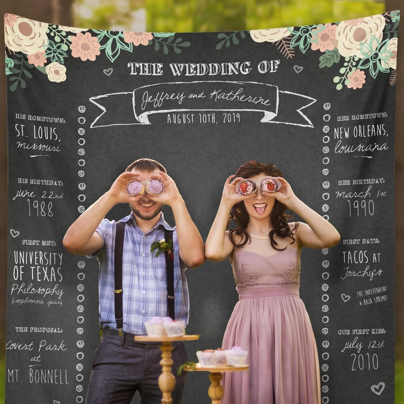 Custom Wedding Booth Chalkboard