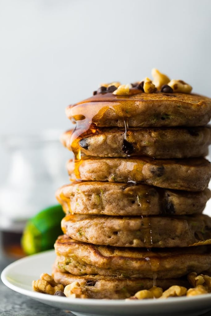 Courgette Chocolate Chip Pancakes