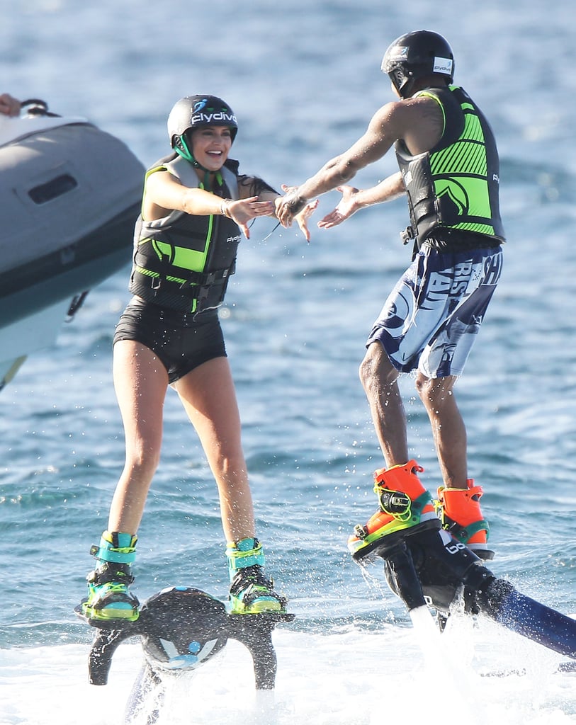Kylie Jenner and Tyga Hold Hands in St. Barts | Pictures
