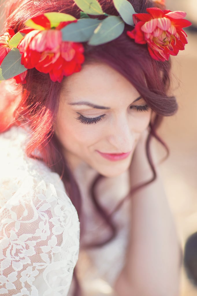 Wedding Hair With Flowers POPSUGAR Beauty