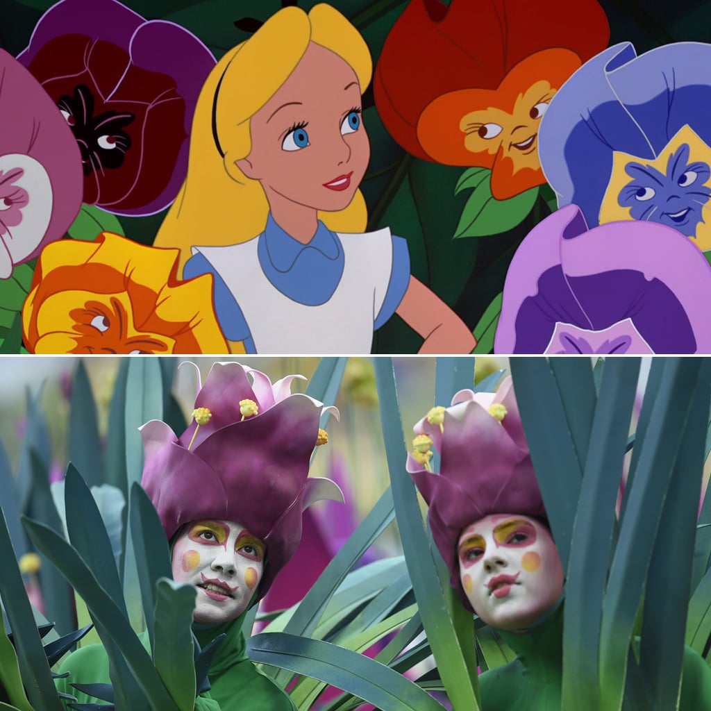 The dancers dressed as flowers look an awful lot like the Alice in Wonderland flowers.
Source: Disney, Getty / DIMITAR DILKOFF The dancers dressed as flowers look an awful lot like the Alice in Wonderland flowers.
Source: Disney, Getty / DIMITAR DILKOFF