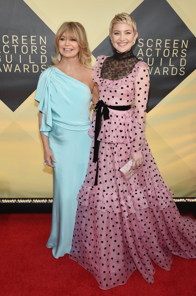 Goldie Hawn and Kate Hudson at the 2018 SAG Awards