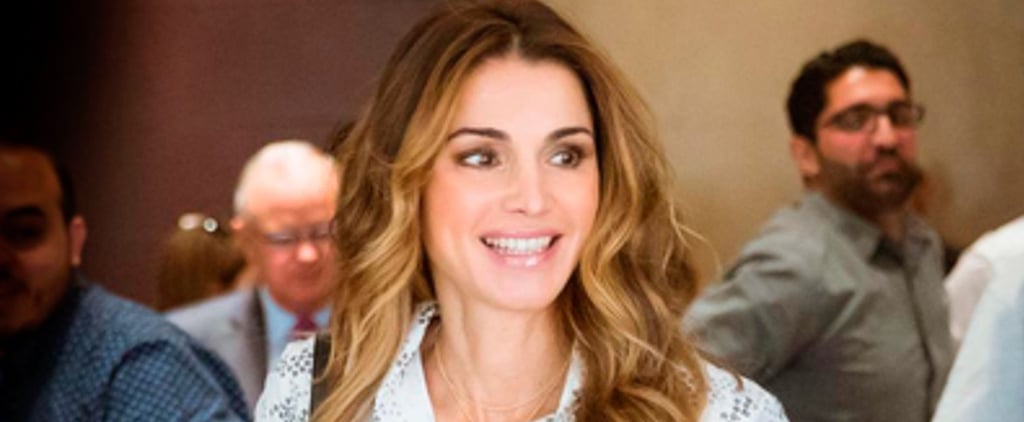 Queen Rania's Belted Shirtdress August 2016