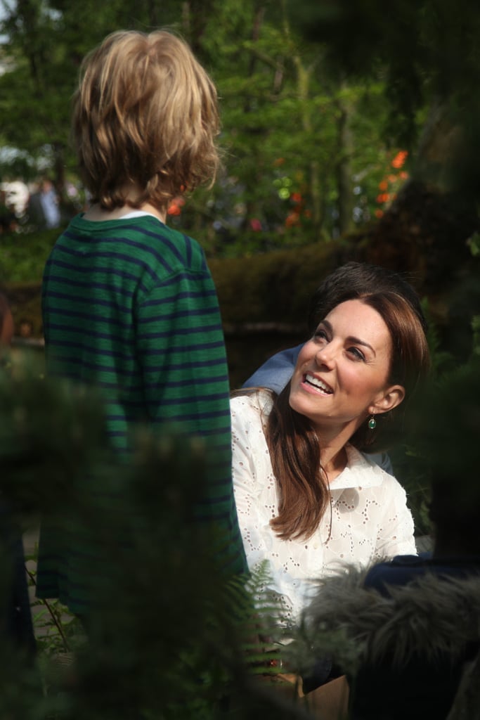 Kate Middleton Wears Wide-Leg Pants at Chelsea Flower Show