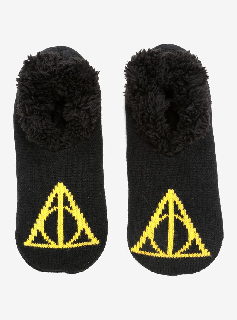 Harry Potter Deathly Hallows Cozy Slippers