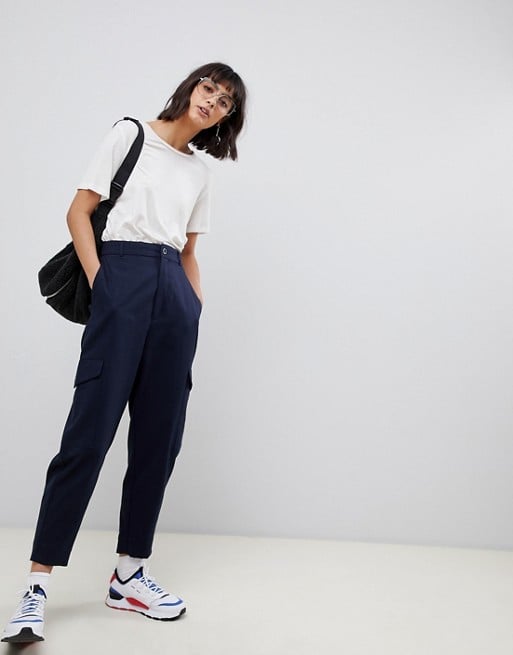 ASOS White Pants With Side Pockets