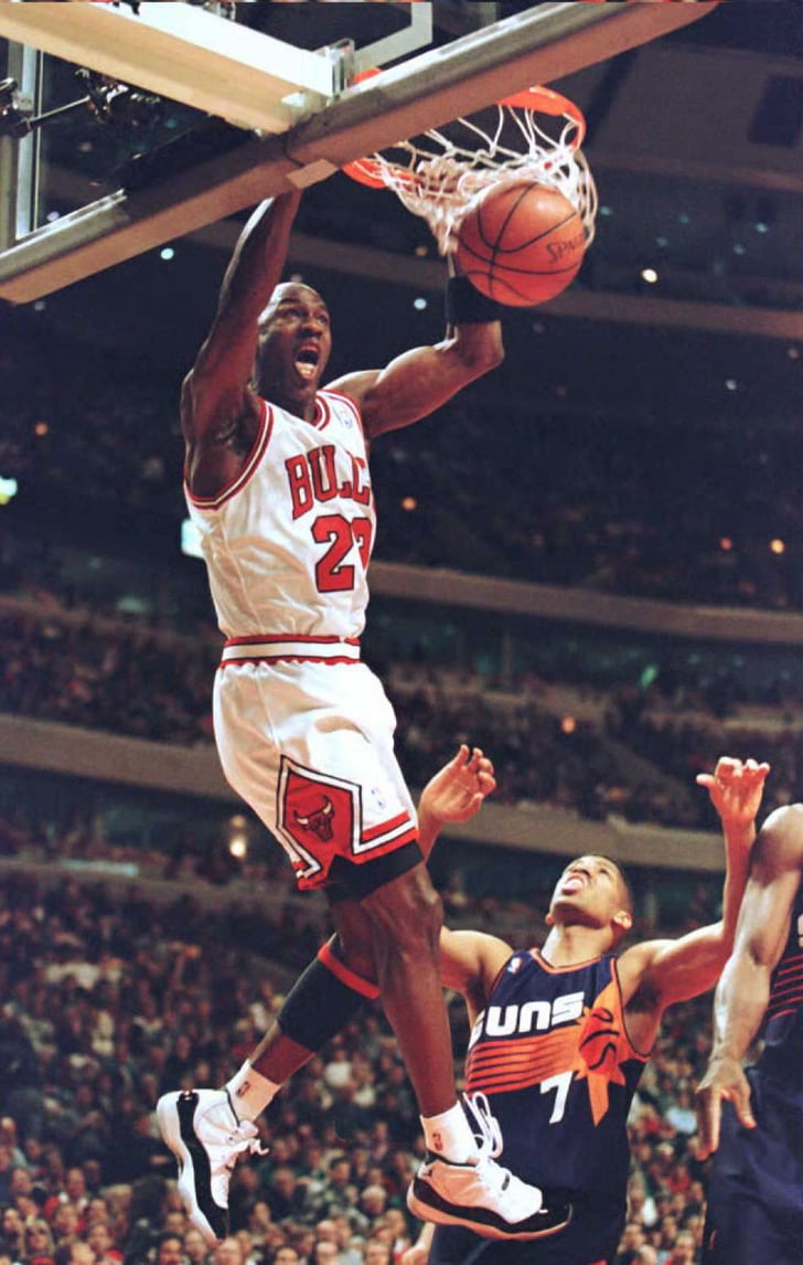 40 Stunning Photos of Michael Jordan Soaring Through the Air POPSUGAR Fitness Photo 28