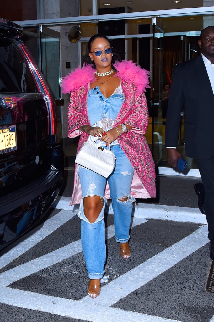 Rihanna Wearing Savage x Fenty White Camisole