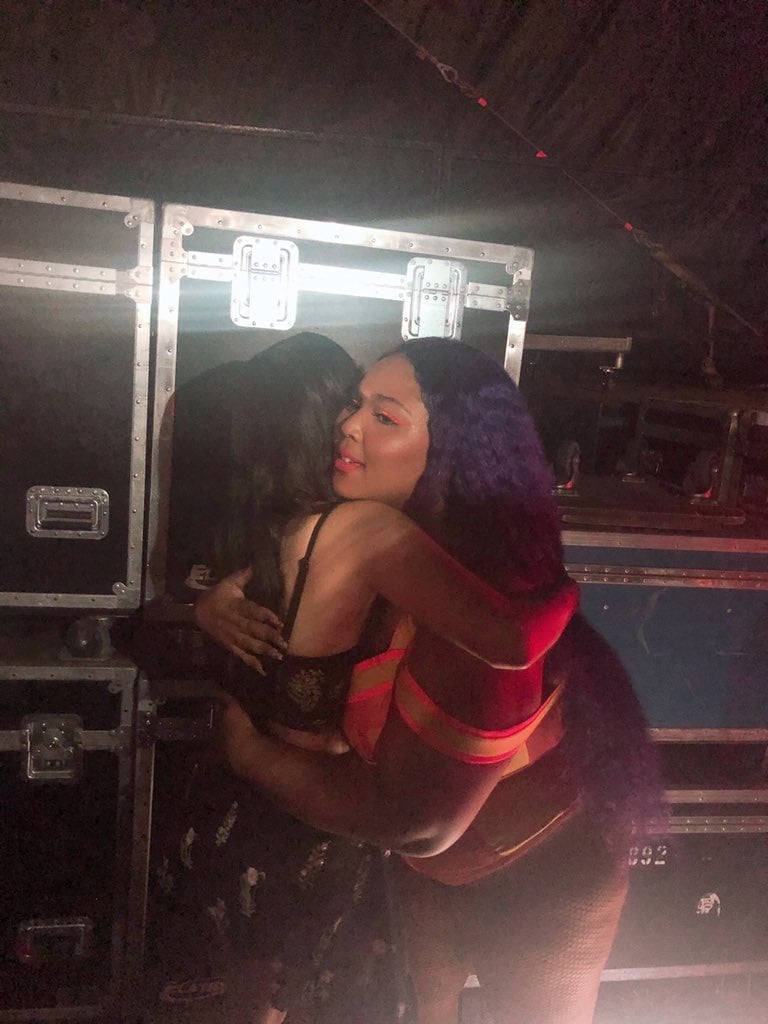 Lizzo and Kacey Musgraves Hugging Goodbye Before Going Off to Rule the World