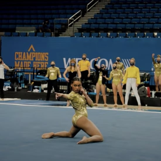Watch Margzetta Frazier's 2021 UCLA Gymnastics Floor Routine