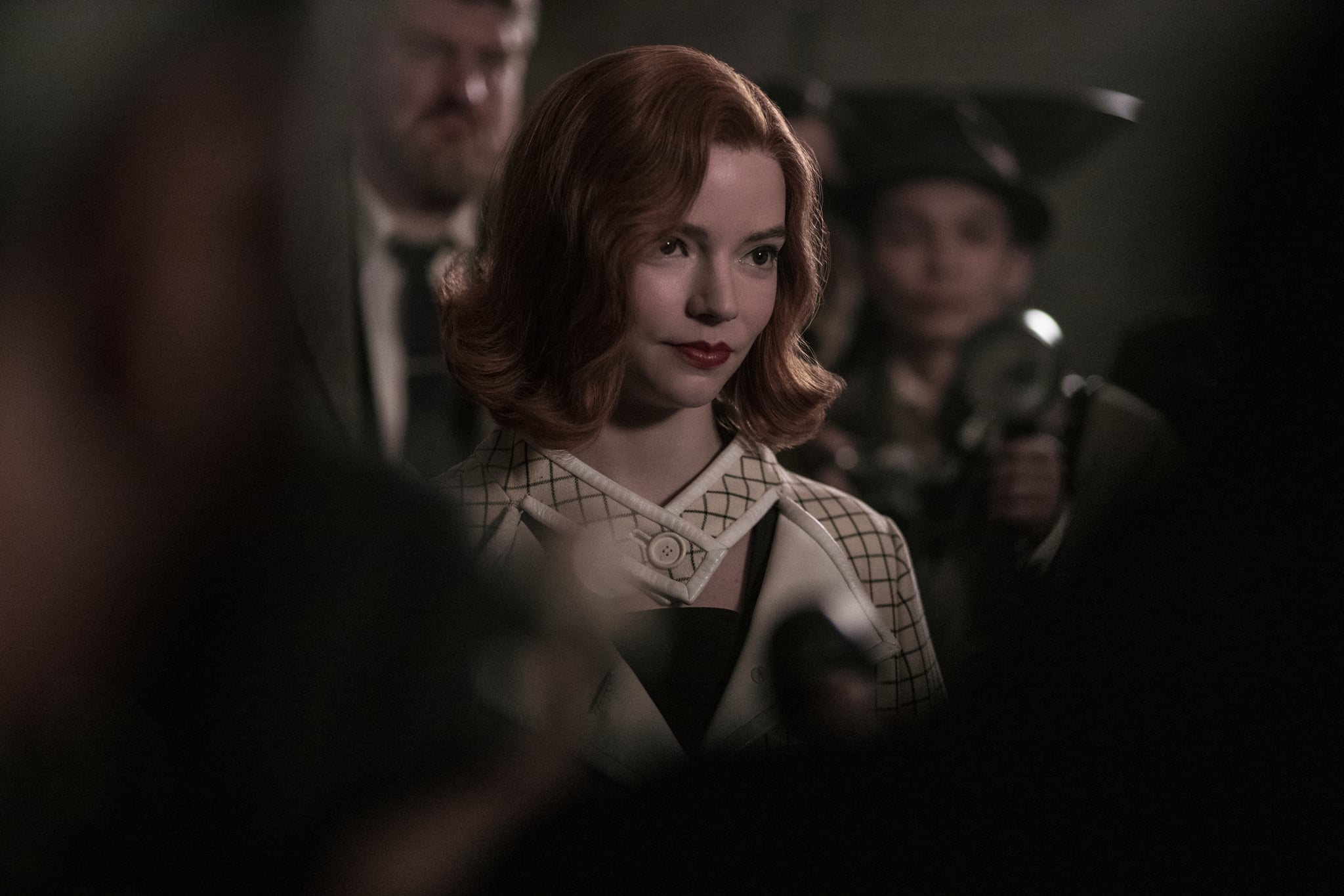 THE QUEENS GAMBIT (L to R) ANYA TAYLOR-JOY as BETH HARMON in episode 107 of THE QUEENS GAMBIT Cr. PHIL BRAY/NETFLIX  2020