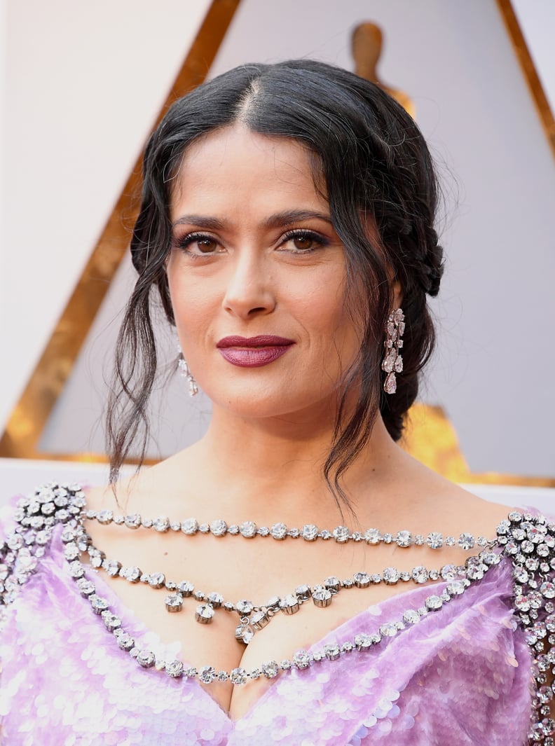 Salma Hayek at the Oscars 2018