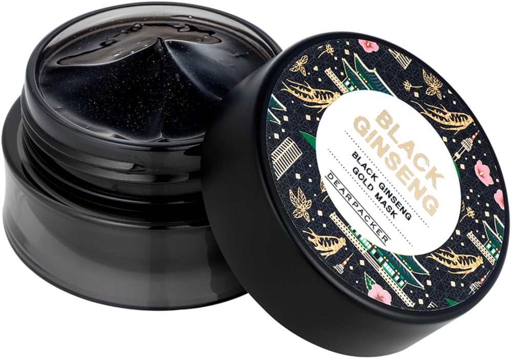 Dearpacker Black Ginseng Gold Hydrogel Mask
