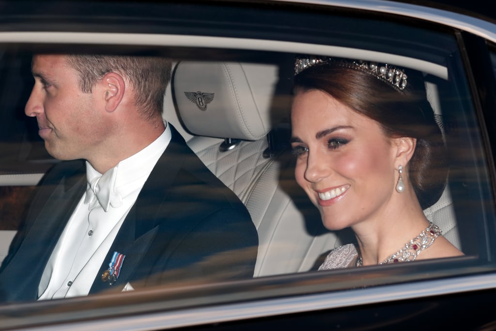 Kate Middleton Diamond and Ruby Necklace at State Banquet