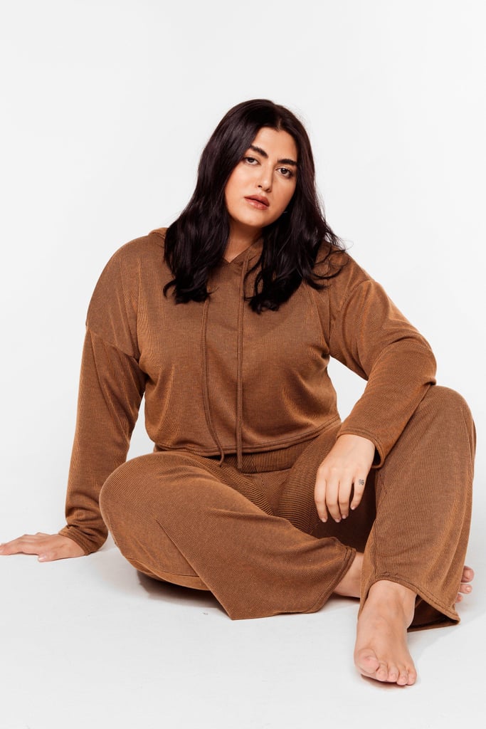 Nasty Gal Hood Be Love Plus Wide-Leg Lounge Set