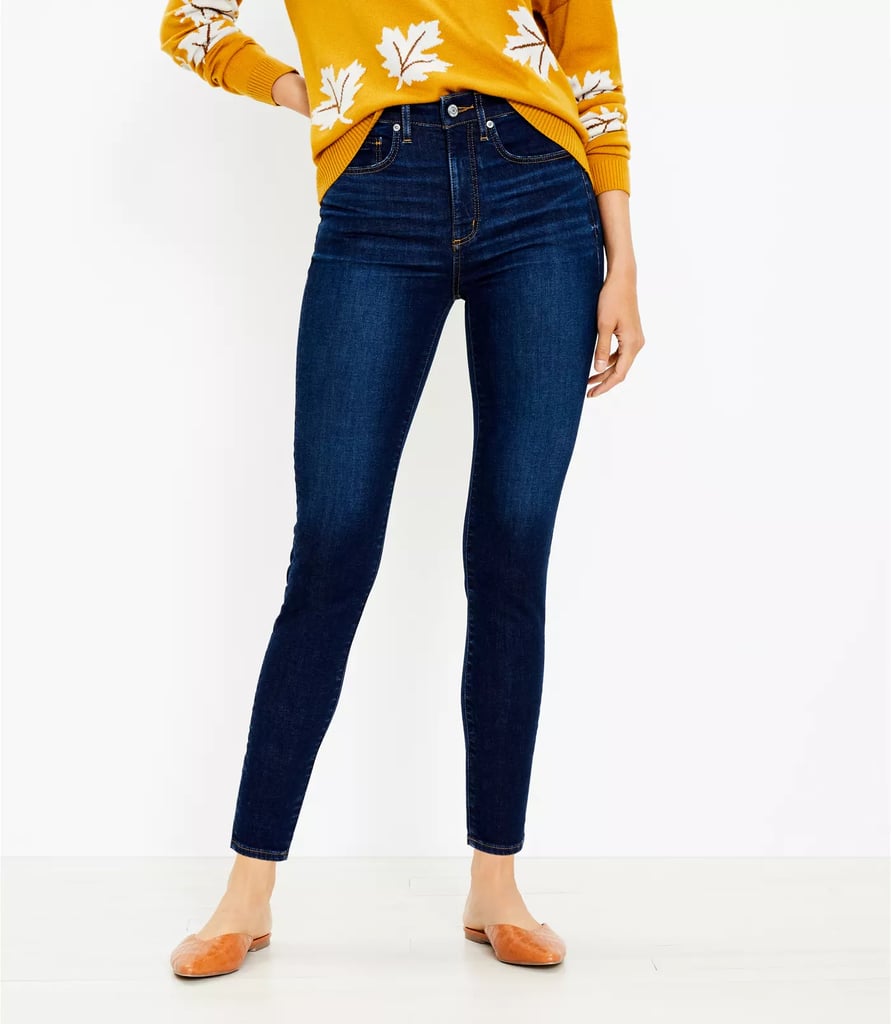 Flattering and Stretchy: Loft Curvy High Rise Skinny Jeans