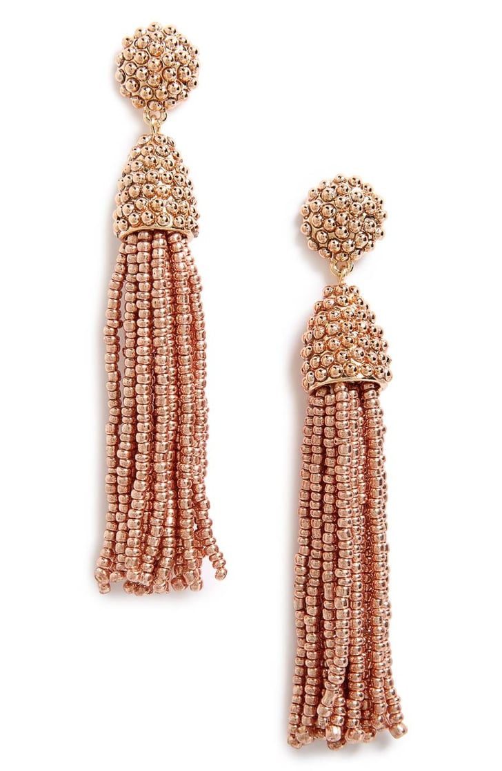 BaubleBar Pinata Tassel Earrings Holiday Earrings POPSUGAR Fashion Photo 2