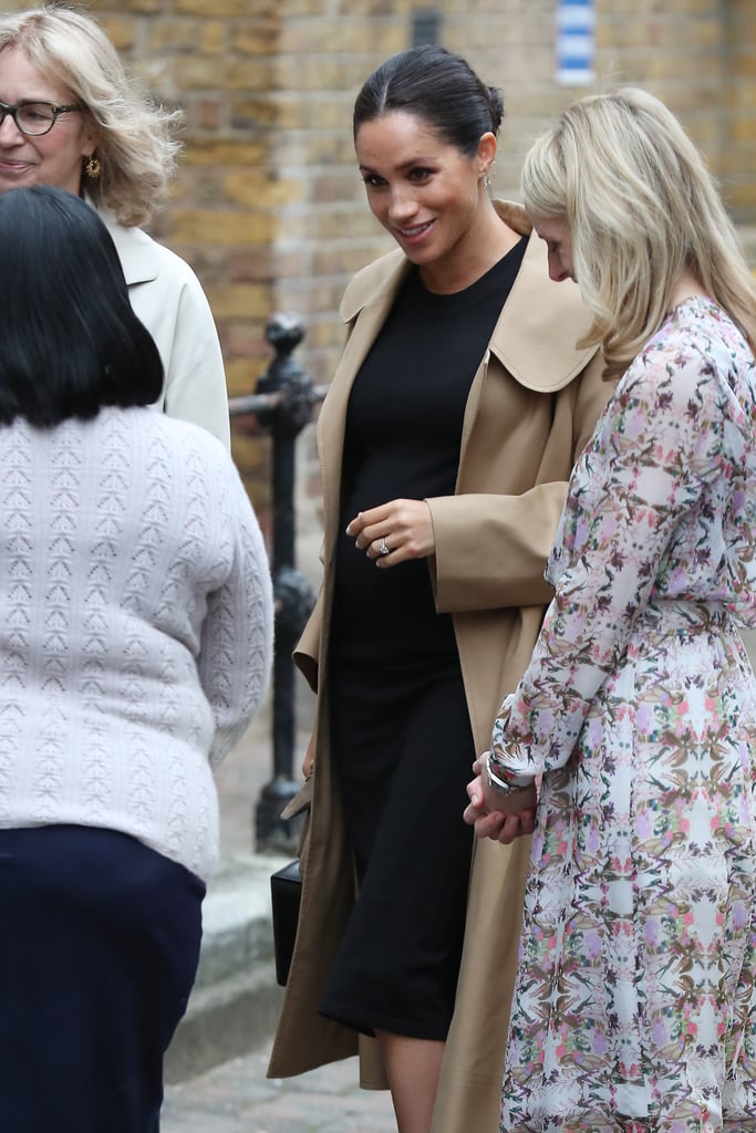 Meghan Markle Cow Print Gianvito Rossi Shoes January 2019