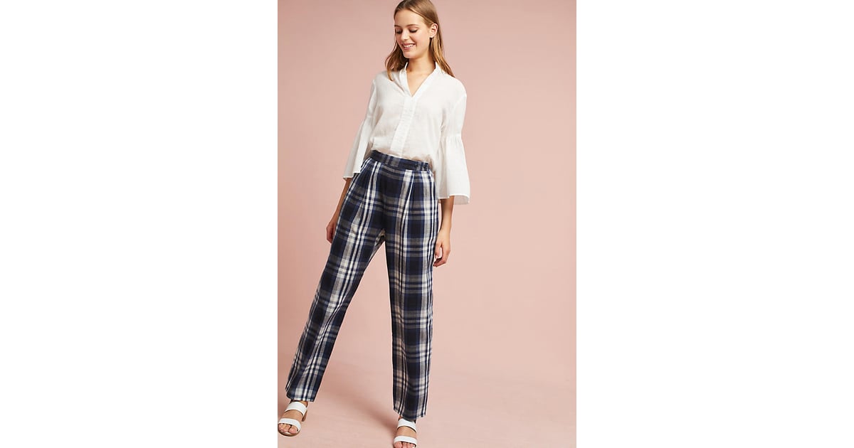 baby blue plaid pants