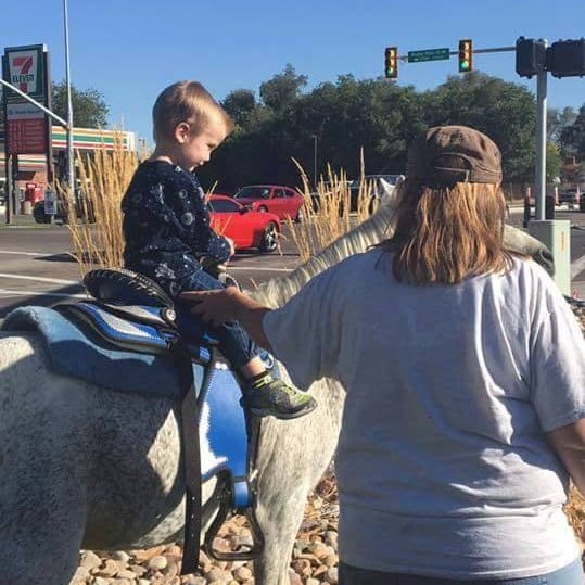 Stranger With Pony Helps Mom With Cancer on Boy's Birthday
