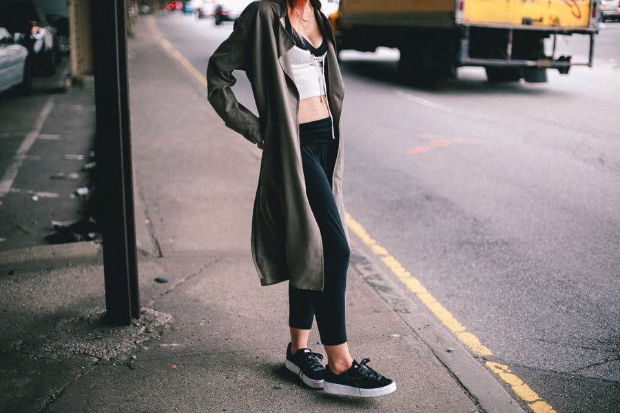 Fall Suede Sneaker Trend It Girl Le Happy Blogger