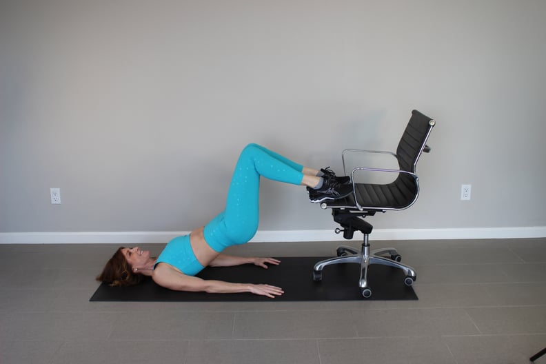 Full-Body Pilates Workout Using Office Chair