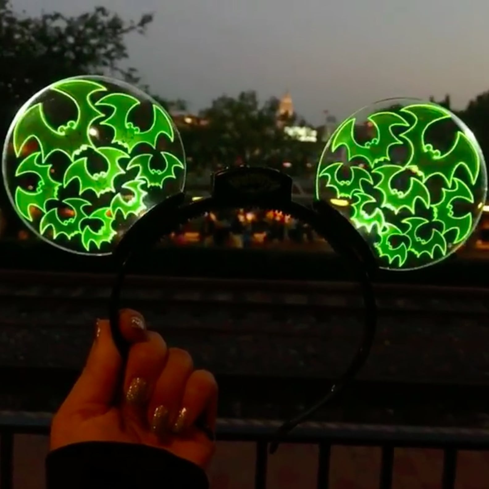 LightUp Halloween Mickey Ears at Disneyland POPSUGAR Smart Living