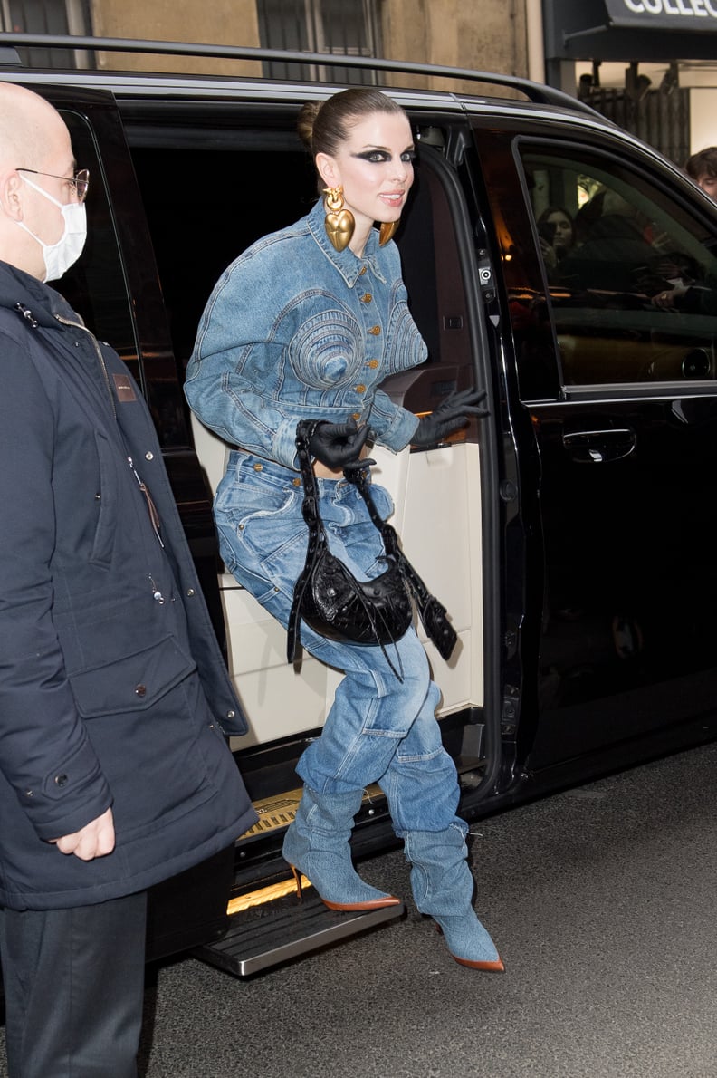 Julia Fox at the Kenzo Fall/Winter 2022 Show