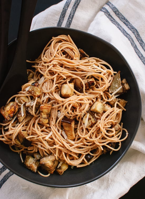 Roasted Eggplant Spaghetti With Miso Brown Butter Sauce Recipes Using Miso POPSUGAR Food Photo 4