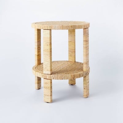 Target's Costa Mesa Round Rattan Wrapped Accent Table