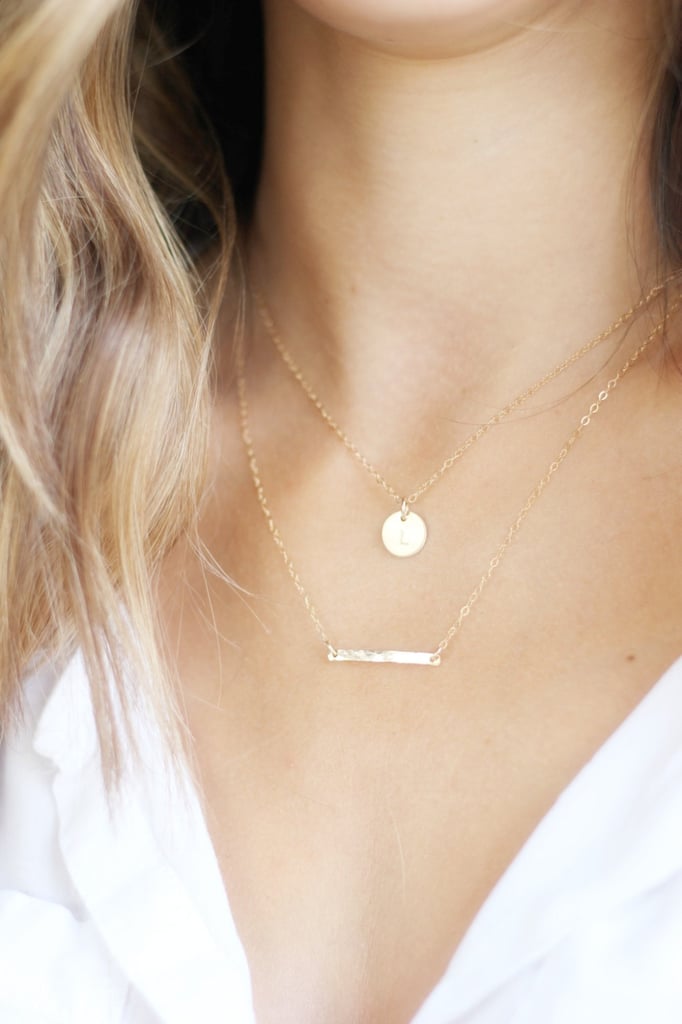 Layered Initial Necklace