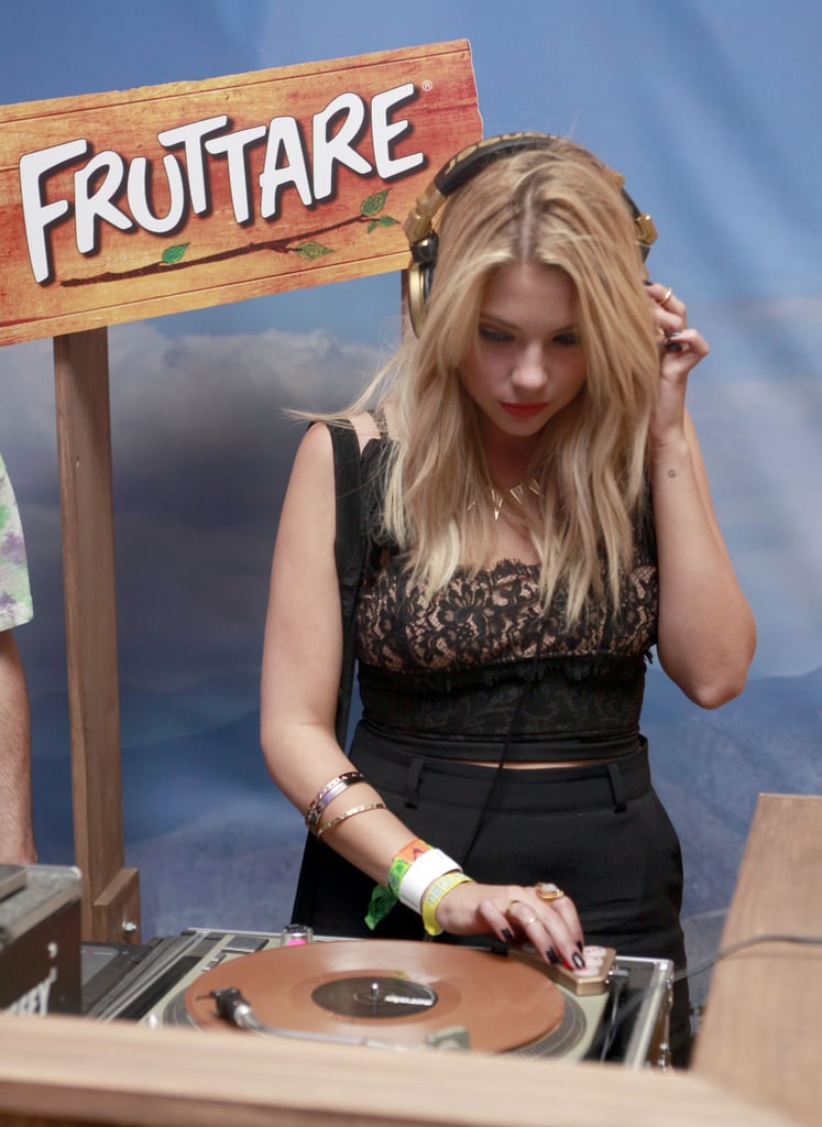 Ashley Benson played DJ.