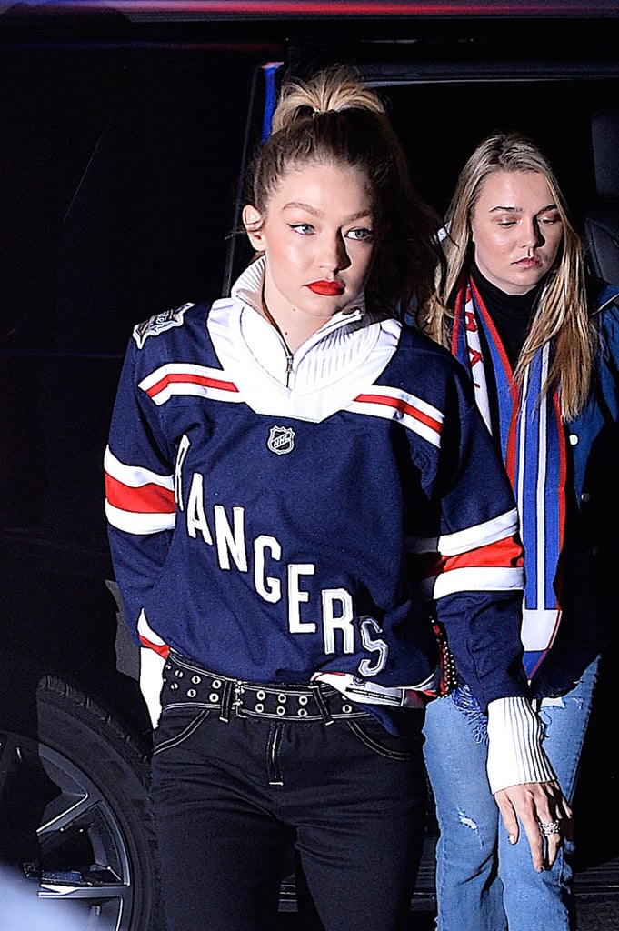 Gigi Hadid Silver Reebok Sneakers