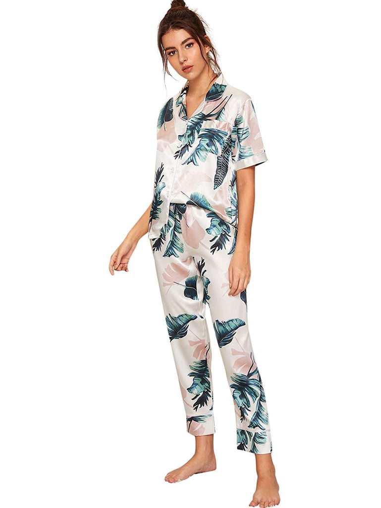 Floerns Printed Pajama Set
